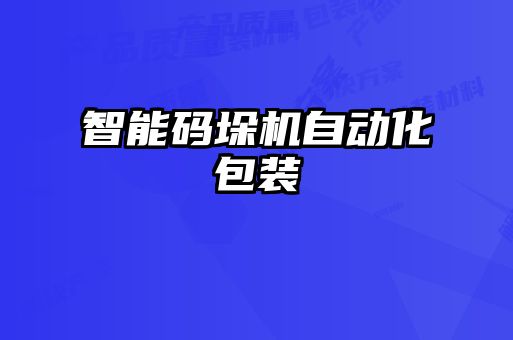 智能碼垛機自動化包裝