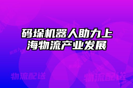 碼垛機器人助力上海物流產業(yè)發(fā)展