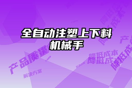 全自動注塑上下料機械手