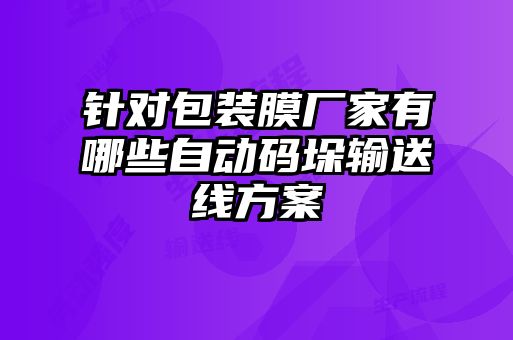 針對(duì)包裝膜廠家有哪些自動(dòng)碼垛輸送線方案