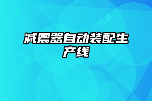 減震器自動裝配生產線