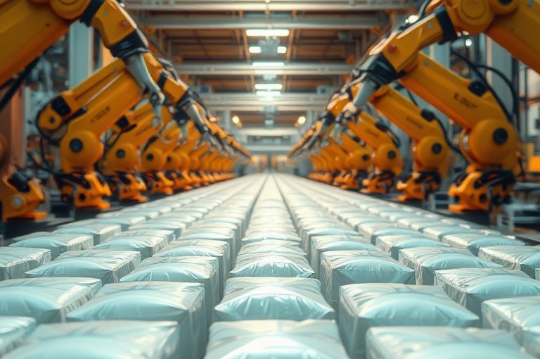 上海碼垛機(jī)高效提升物流效率