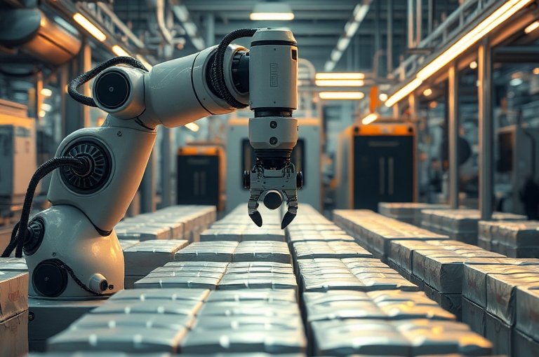 高效節(jié)能碼垛機器人：價格合理，易維護技術(shù)支持